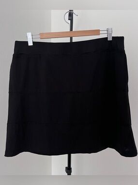 🎾 Court Haley Black Golf Tennis Skort | Sporty + Performance | XL
